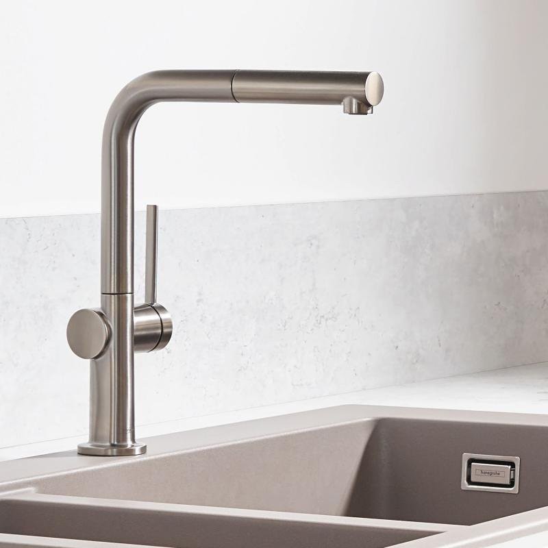 Смеситель для кухни Hansgrohe Talis M54 72808800 сталь
