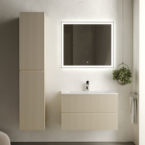 Мебель для ванной комнаты Sancos Snob R 80 см, beige soft