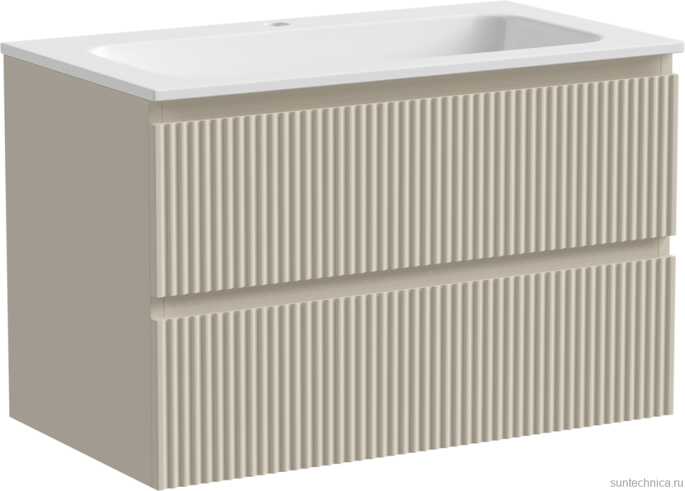 Мебель для ванной комнаты Sancos Snob R 80 см, beige soft