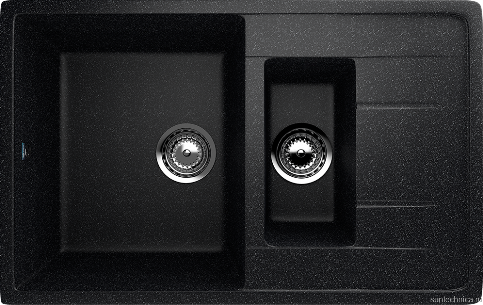 Мойка кухонная Ulgran U-205 -308 черная
