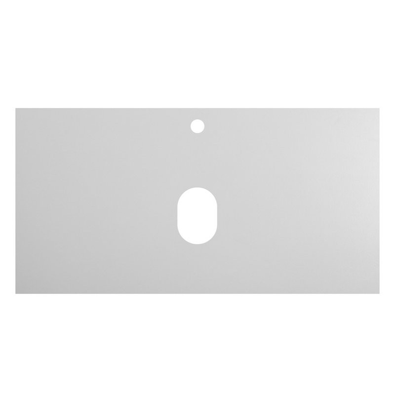 Тумба под раковину со столешницей BelBagno Kraft 90 подвесная, матовая темно-серая, столешница kep-90-bo