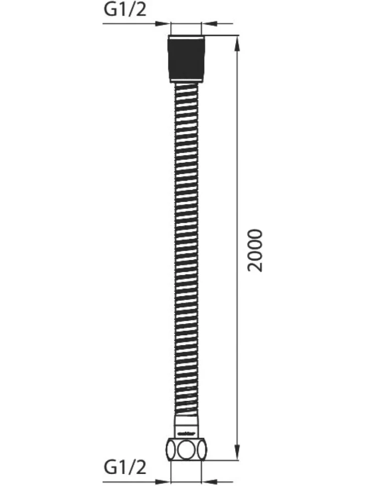 Душевой шланг Milardo 220S200M19 200 см