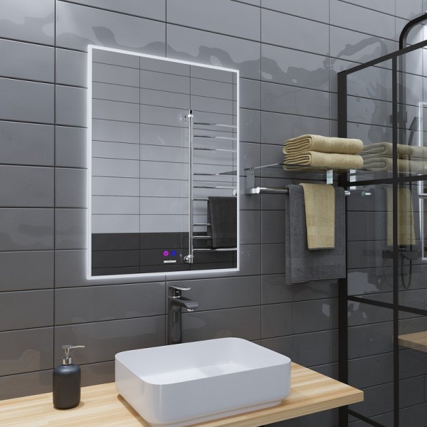 Зеркало Grossman Pragma-норма 60 с подсветкой, с антизапотевателем