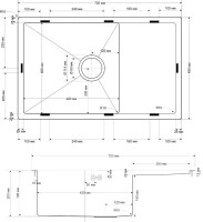 Мойка кухонная Seaman Eco Bremen SBO-7245 Мойка кухонная Seaman Eco Bremen SBO-7245
