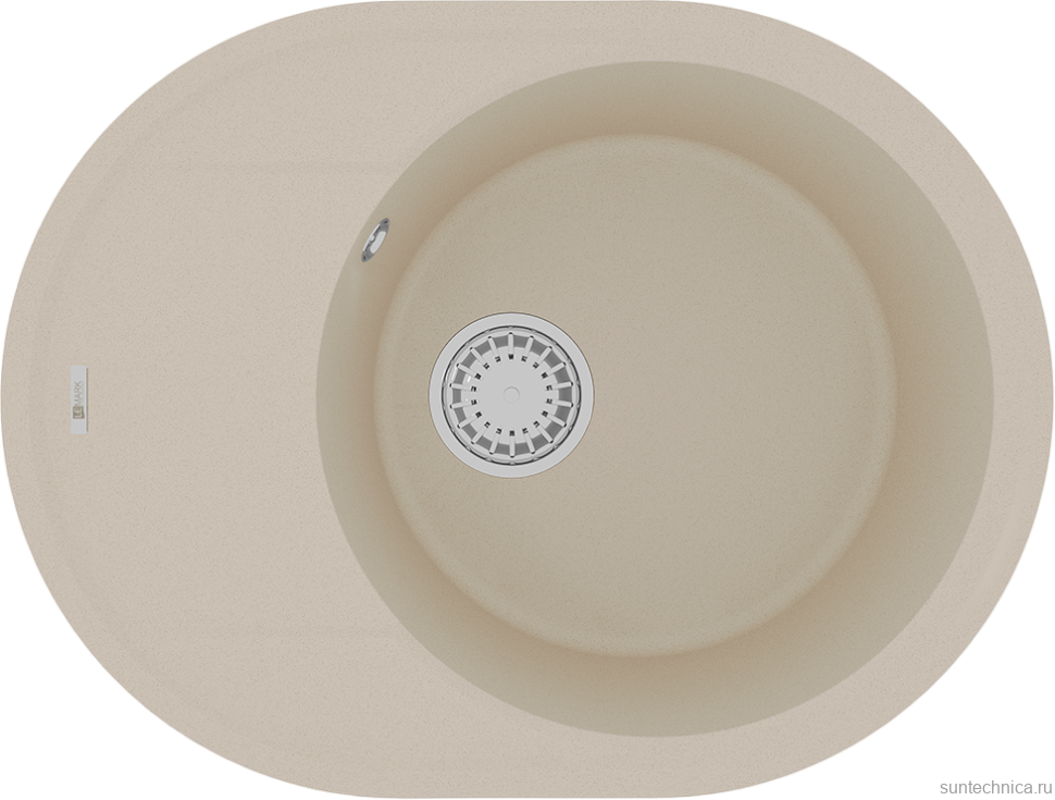 Комплект Мойка Lemark Lacha 620 9910050 бежевая + Смеситель Comfort LM3061PBG бежевый