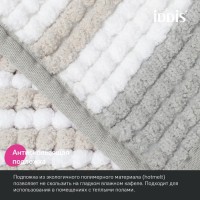 Коврик IDDIS Base BC06P58i12 50х80, серый