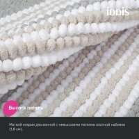 Коврик IDDIS Base BC06P58i12 50х80, серый