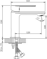 Смеситель для раковины BELZ B10678 хром Смеситель для раковины BELZ B10678 хром