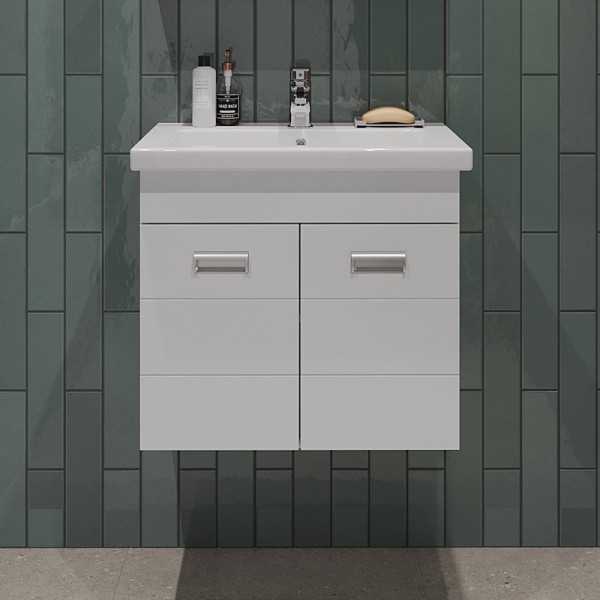 Тумба под раковину Orange Таис 60, белый глянец