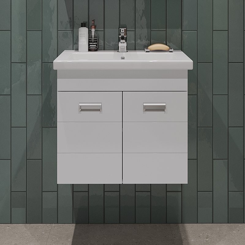 Тумба под раковину Orange Таис 60, белый глянец