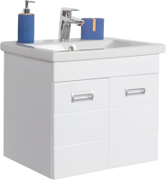 Тумба под раковину Orange Таис 60, белый глянец