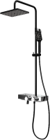 Душевая стойка Wasserkraft Thermo A11401 черная матовая