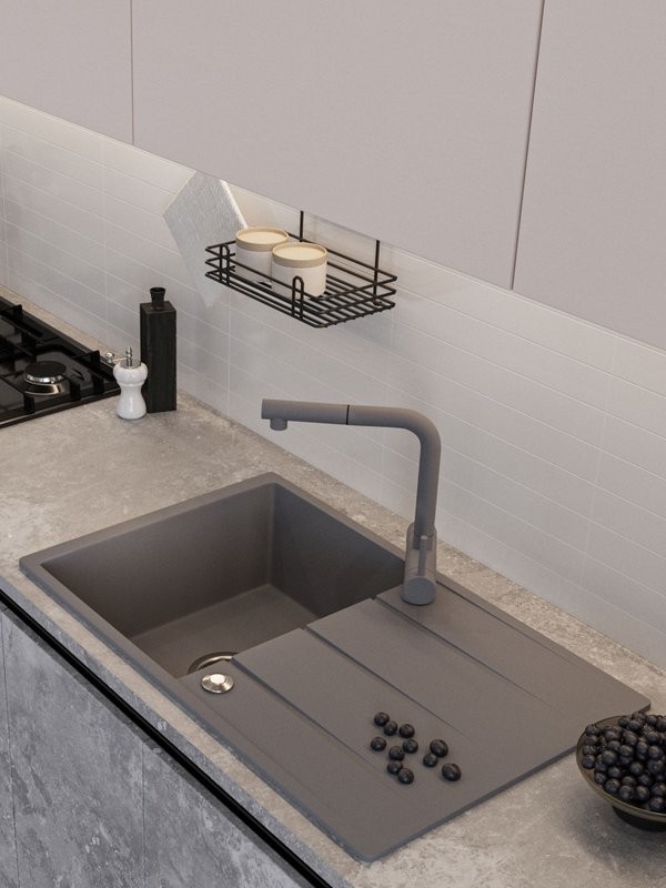 Мойка кухонная Emar Quartz EMQ-1800.Q Алмаз