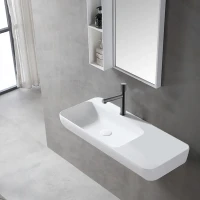 Смеситель для раковины Vincea Groove VBF-4G1GM вороненая сталь Смеситель для раковины Vincea Groove VBF-4G1GM вороненая сталь