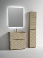 Тумба с раковиной Sancos Folk Floor 80 напольная, капучино, раковина CN7012MC