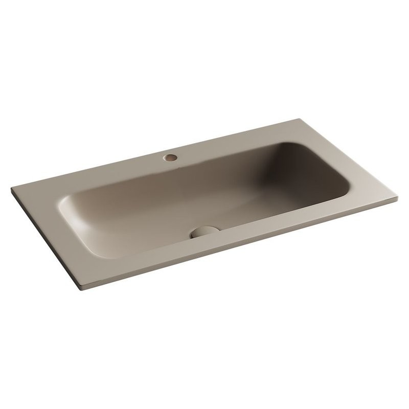 Тумба с раковиной Sancos Folk Floor 80 напольная, капучино, раковина CN7012MC