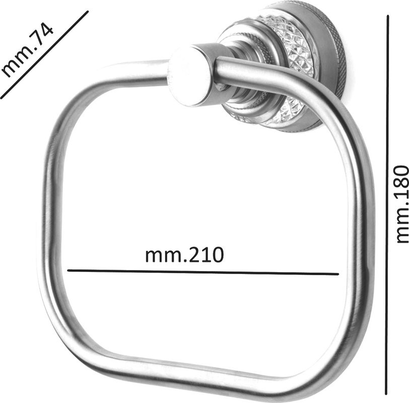 Полотенцедержатель Boheme Aura 10245-G gold