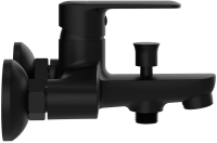 Смеситель для ванны с душем STWORKI Хадстен S17100BK матовый чёрный