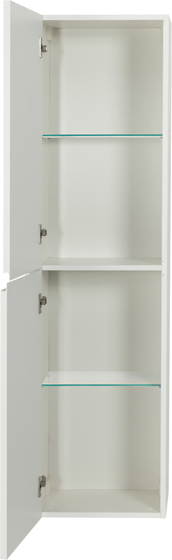 Шкаф пенал для ванной Cezares Duet Bianco Lucido белый глянец, универсальный