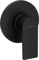 Встраиваемый смеситель для душа и ванны Hansgrohe Rebris E 72658670 С ВНУТРЕННЕЙ ЧАСТЬЮ, черный матовый