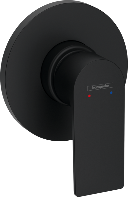 Встраиваемый смеситель для душа и ванны Hansgrohe Rebris E 72658670 С ВНУТРЕННЕЙ ЧАСТЬЮ, черный матовый