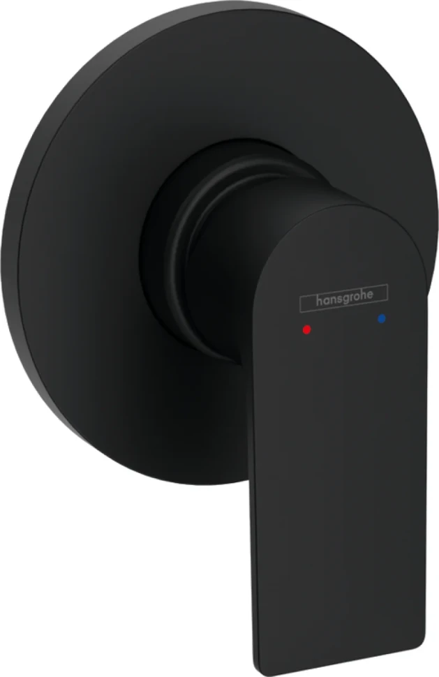 Встраиваемый смеситель для душа и ванны Hansgrohe Rebris E 72658670 С ВНУТРЕННЕЙ ЧАСТЬЮ, черный матовый