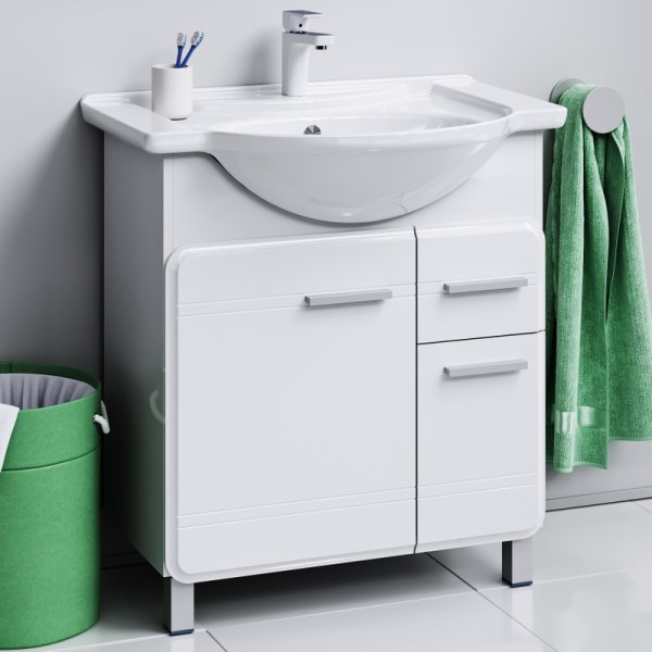 Тумба с раковиной Aqwella Корсика 75