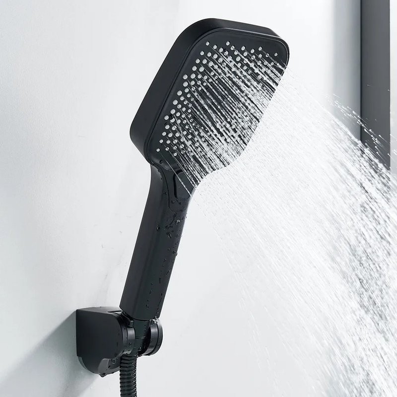 Смеситель с длинным изливом для ванны Shevanik S9622H черный