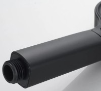 Смеситель с длинным изливом для ванны Shevanik S9622H черный