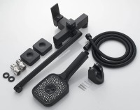 Смеситель с длинным изливом для ванны Shevanik S9622H черный