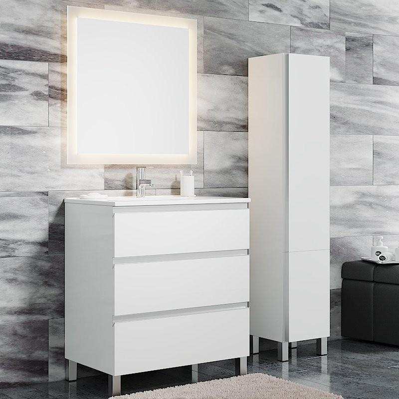 Мебель для ванной комнаты Sanvit Авеню 3 75, белая