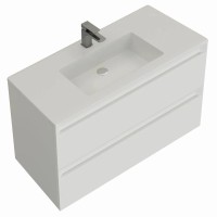 Тумба под раковину без столешницы Allen Brau Eclipse 2.0 100 матовый белый