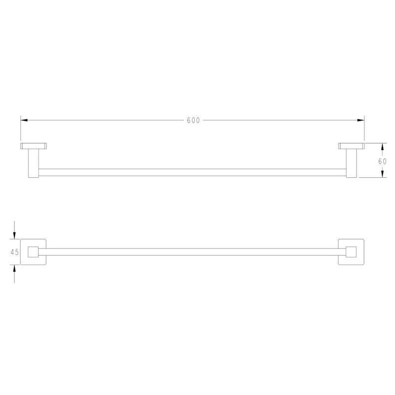 Держатель для полотенец Fashun A26 A2601 глянцевый хром