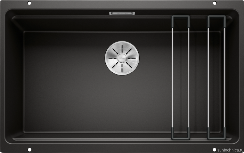 Комплект Мойка Blanco Etagon 700-U черная + Измельчитель Bort Alligator