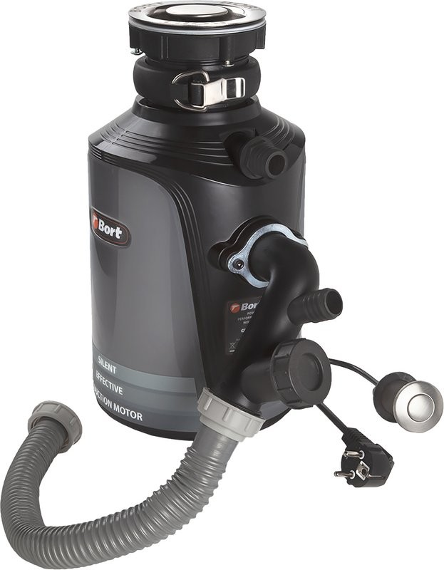 Комплект Мойка Blanco Etagon 700-U черная + Измельчитель Bort Alligator