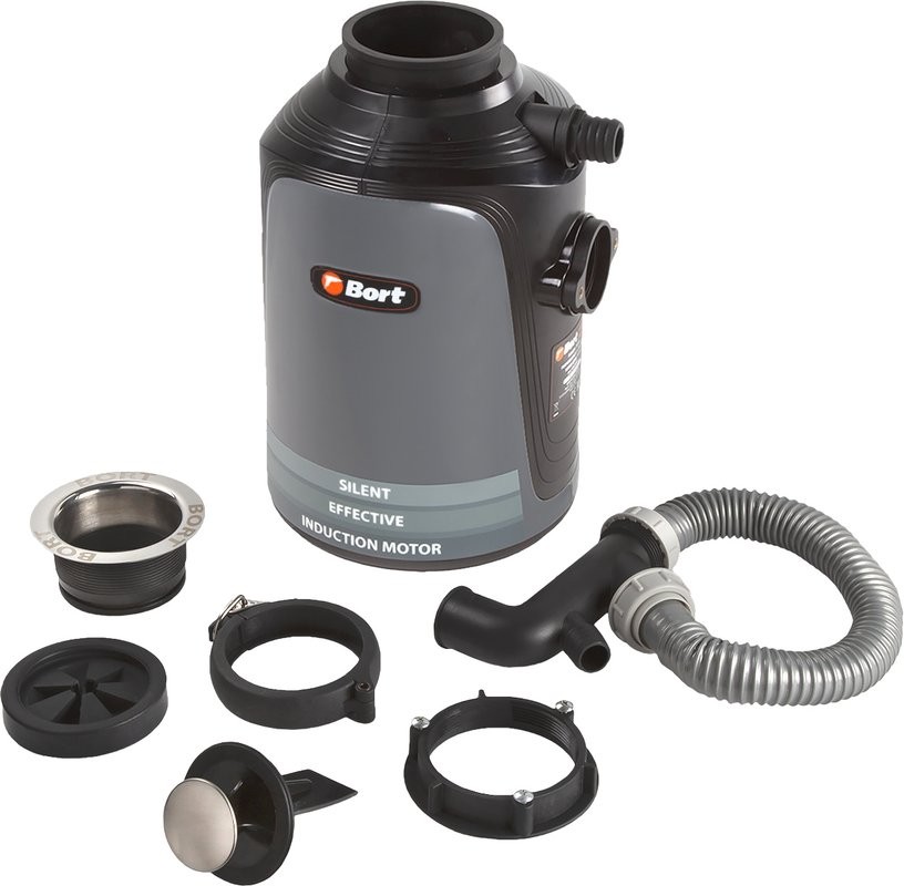 Комплект Мойка Blanco Etagon 700-U черная + Измельчитель Bort Alligator