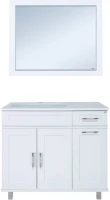 Тумба с раковиной Misty Купер 90 L с бельевой корзиной Тумба с раковиной Misty Купер 90 L с бельевой корзиной