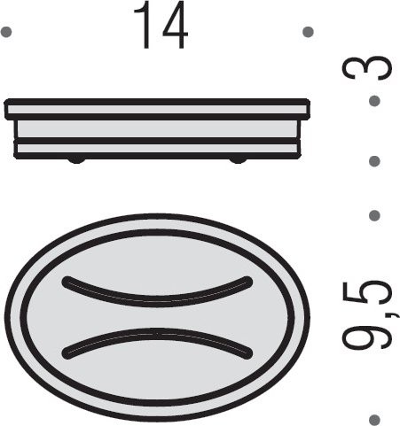Набор Стакан Colombo Design Land B2841.000 + Мыльница B2842.000