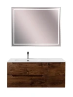 Мебель для ванной комнаты BelBagno Etna L, 100 rovere moro