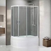 Душевой уголок Royal Bath BK RB 8120BK-T-R