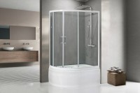 Душевой уголок Royal Bath BK RB 8120BK-T-R