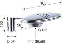 Смеситель на борт ванны Remer Infinity I07UFBO белый матовый