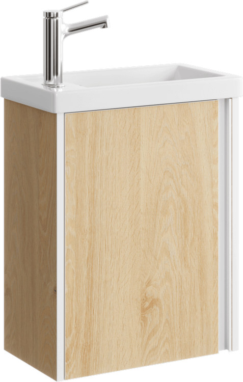 Тумба с раковиной Aqwella Urban 45 подвесная, дуб давос