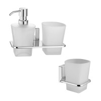 Набор Стакан Wasserkraft Leine K-5028 + Дозатор K-5089