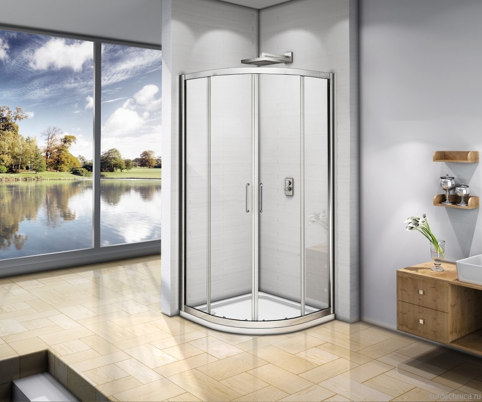 Душевой уголок Good Door Neo R-80-С-CH 80x80 см