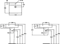 Раковина Ideal Standard Connect Cube E784401 55 см Раковина Ideal Standard Connect Cube E784401 55 см