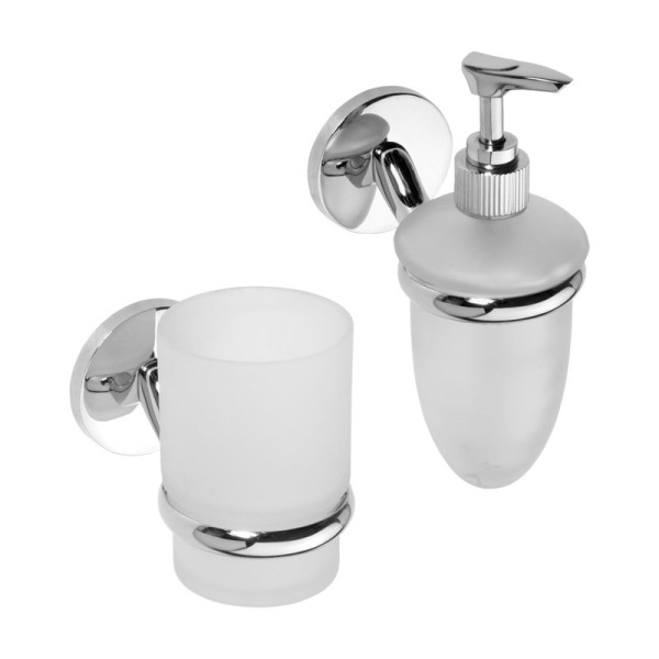 Набор Стакан Bemeta Alfa 102410012 + Дозатор 102408022