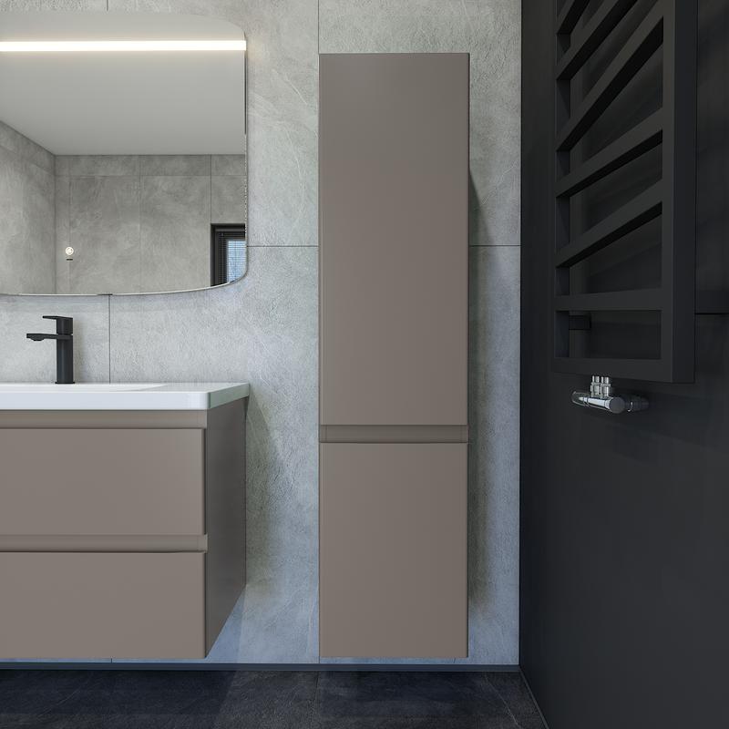 Шкаф-пенал для ванной Caprigo Forte 35 L айрон