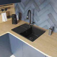 Смеситель для кухни Domaci Ливорно WFD04098 черный Смеситель для кухни Domaci Ливорно WFD04098 черный