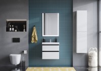 Тумба с раковиной Roca Domi 60 белый глянец Тумба с раковиной Roca Domi 60 белый глянец